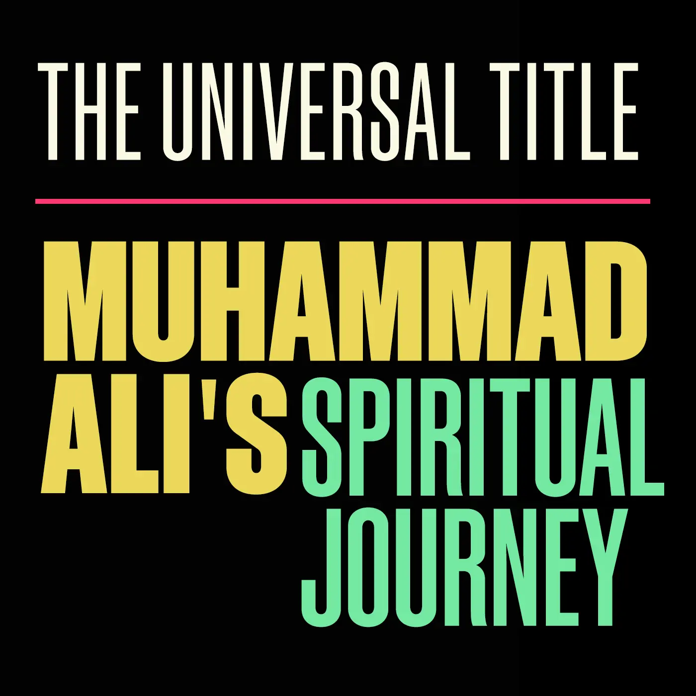 Muhammad Ali's Spiritual Journey artwork